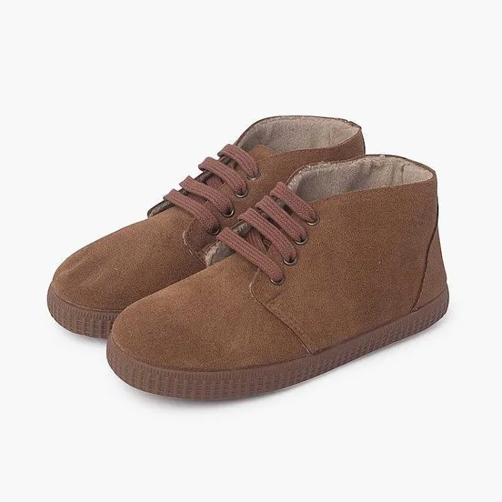Botas<Pisamonas Botas De Pelo Interior Con Cordones