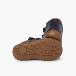 Botas<Pisamonas Botas De Piel Niños Doble Cierre Puntera Reforzada