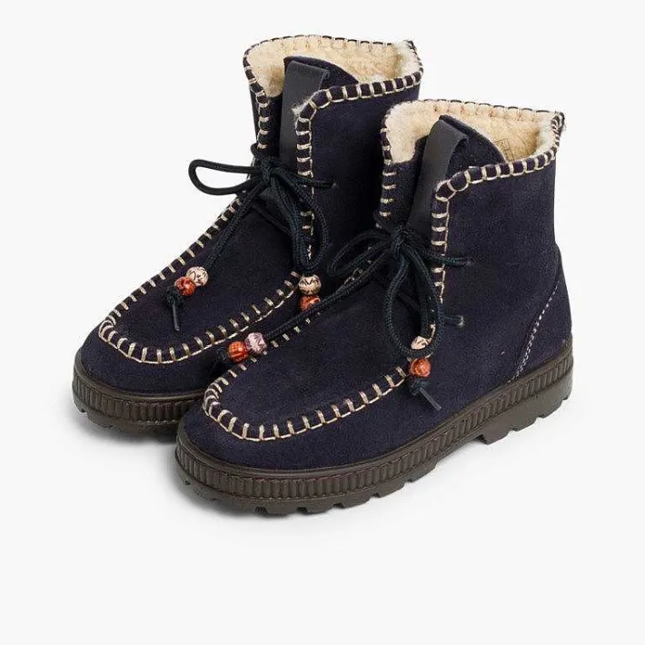 Botas<Pisamonas Botas De Serraje Con Adornos Y Forro Invierno