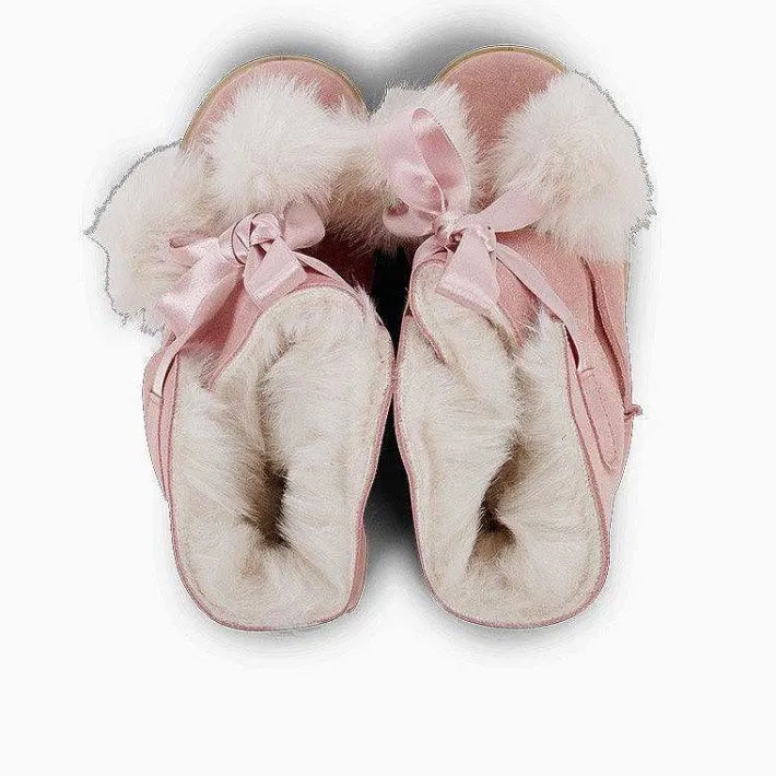 Botas<Pisamonas Botas Esquimales Niña Con Pompones