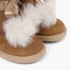 Botas<Pisamonas Botas Esquimales Niña Con Pompones
