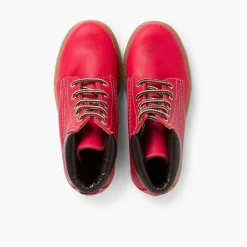 Botas<Pisamonas Botas Estilo Montana Niños Y Adultos Color Rojo