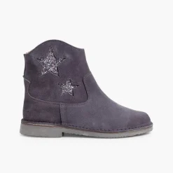 Botas<Pisamonas Botas Estrellas Niña Y Mujer Con Cremallera