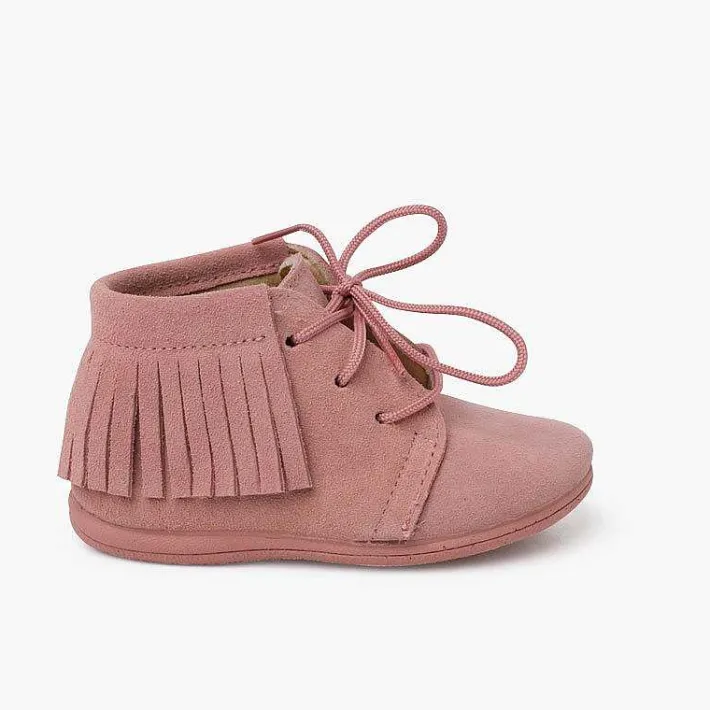 Botas<Pisamonas Botas Flecos Cordones Primeros Pasos
