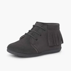 Botas<Pisamonas Botas Flecos Cordones Primeros Pasos