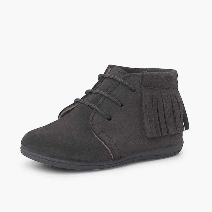 Botas<Pisamonas Botas Flecos Cordones Primeros Pasos