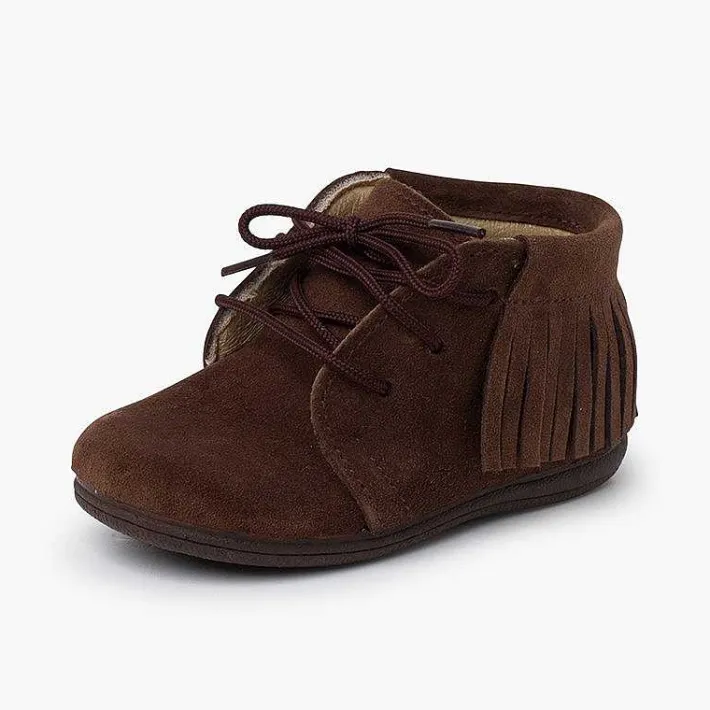 Botas<Pisamonas Botas Flecos Cordones Primeros Pasos