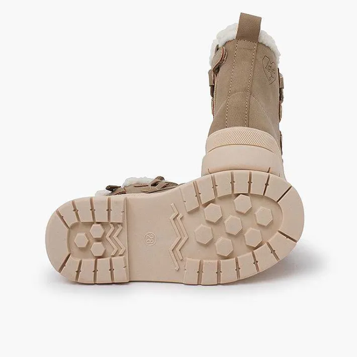 Botas<Pisamonas Botas Garvalin Pelito Cordones Color Topo