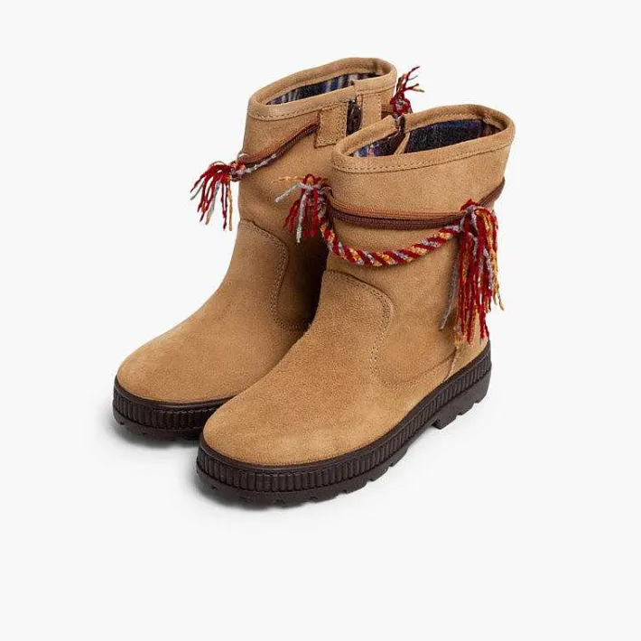 Botas<Pisamonas Botas Hippies De Invierno Para Niña