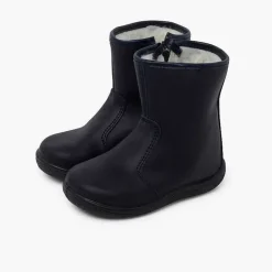 Botas<Pisamonas Botas Lisas Piel Lavable Niños