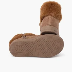 Botas<Pisamonas Botas Niña Cuello Vuelto Pelo Con Cremallera