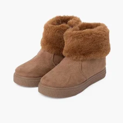 Botas<Pisamonas Botas Niña Cuello Vuelto Pelo Con Cremallera