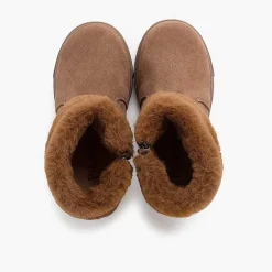 Botas<Pisamonas Botas Niña Cuello Vuelto Pelo Con Cremallera