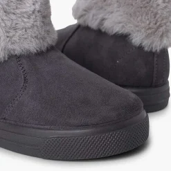 Botas<Pisamonas Botas Niña Cuello Vuelto Pelo Con Cremallera