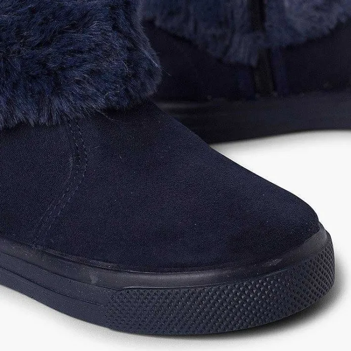 Botas<Pisamonas Botas Niña Cuello Vuelto Pelo Con Cremallera