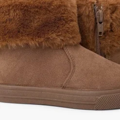 Botas<Pisamonas Botas Niña Cuello Vuelto Pelo Con Cremallera