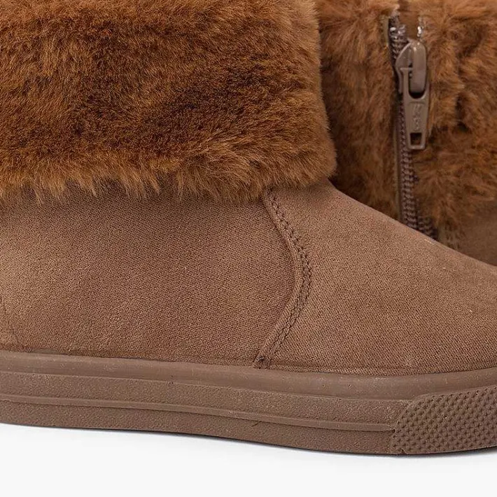 Botas<Pisamonas Botas Niña Cuello Vuelto Pelo Con Cremallera