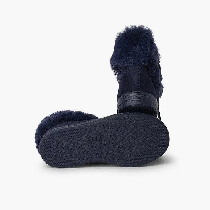 Botas<Pisamonas Botas Niña Cuello Vuelto Pelo Con Cremallera