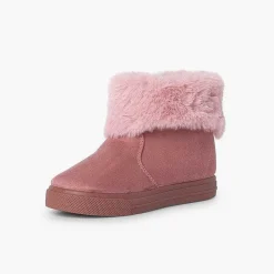 Botas<Pisamonas Botas Niña Cuello Vuelto Pelo Con Cremallera