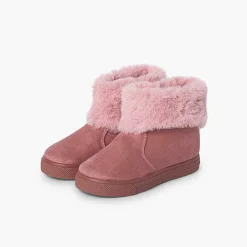 Botas<Pisamonas Botas Niña Cuello Vuelto Pelo Con Cremallera