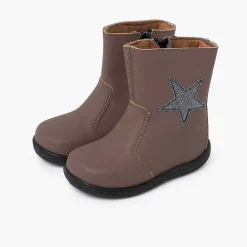 Botas<Pisamonas Botas Niña Estrella Piel Lavable
