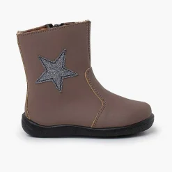 Botas<Pisamonas Botas Niña Estrella Piel Lavable