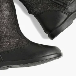 Botas<Pisamonas Botas Niña Piel Y Serraje Brillos