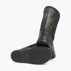 Botas<Pisamonas Botas Niña Piel Y Serraje Brillos