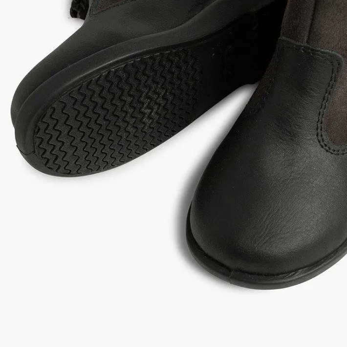 Botas<Pisamonas Botas Niña Piel Y Serraje Borlas