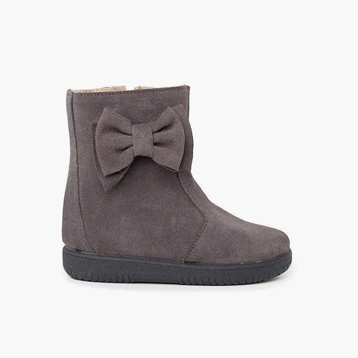 Botas<Pisamonas Botas Niña Serraje Lazo Lateral Grande