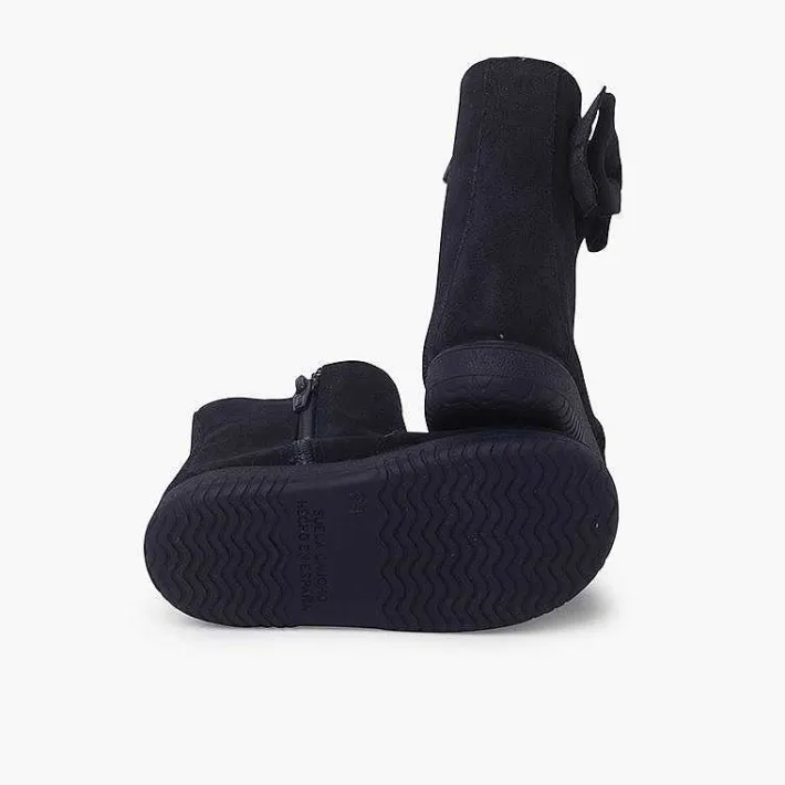 Botas<Pisamonas Botas Niña Serraje Lazo Lateral Grande