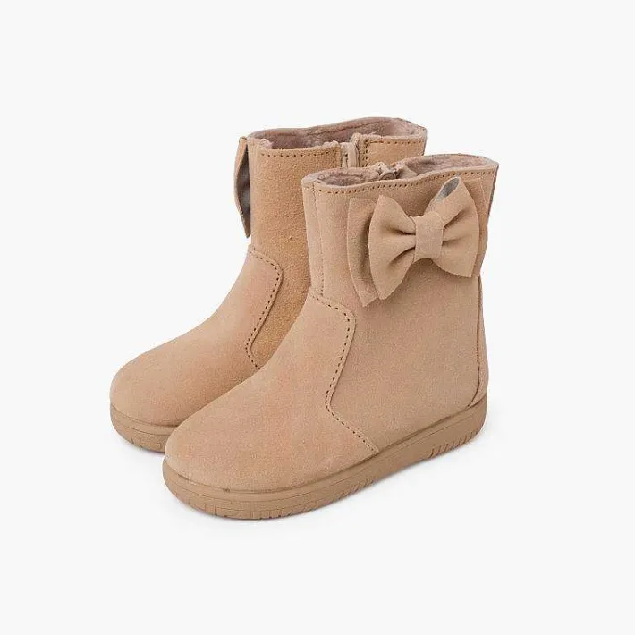 Botas<Pisamonas Botas Niña Serraje Lazo Lateral Grande