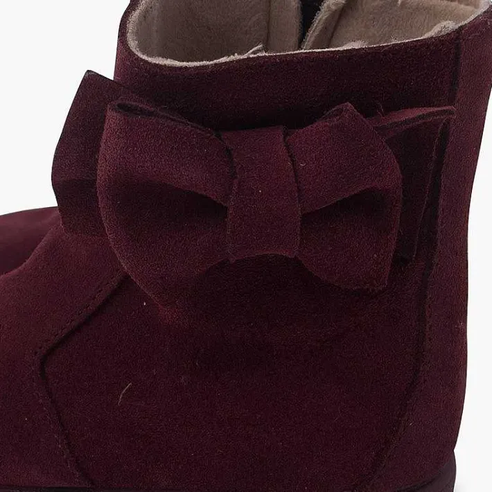 Botas<Pisamonas Botas Niña Serraje Lazo Lateral Grande