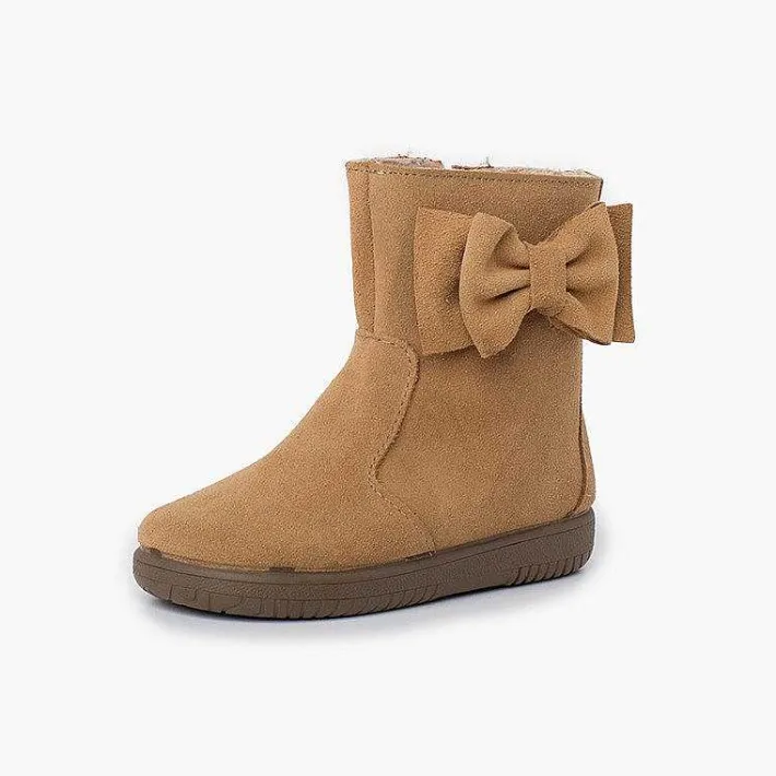 Botas<Pisamonas Botas Niña Serraje Lazo Lateral Grande