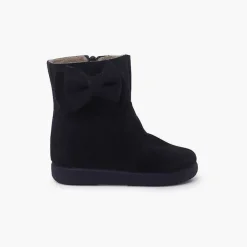 Botas<Pisamonas Botas Niña Serraje Lazo Lateral Grande