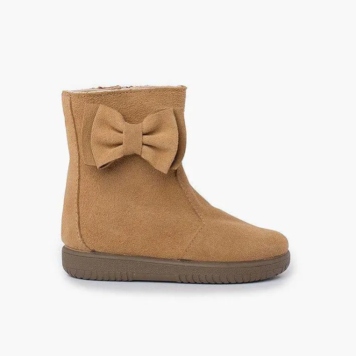 Botas<Pisamonas Botas Niña Serraje Lazo Lateral Grande