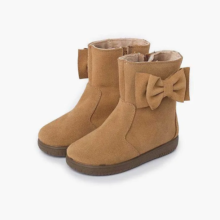 Botas<Pisamonas Botas Niña Serraje Lazo Lateral Grande