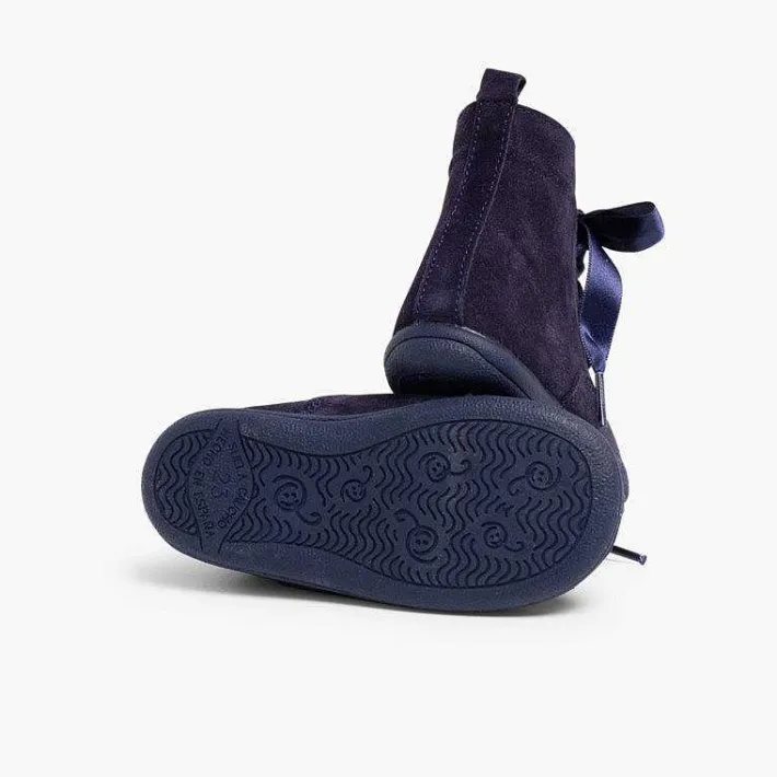 Botas<Pisamonas Botas Pascualas Con Cremallera Y Lazo Raso