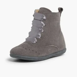 Botas<Pisamonas Botas Pascualas Con Cremallera Y Lazo Raso