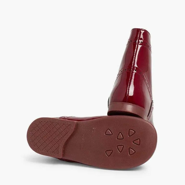Botas<Pisamonas Botas Pascualas Para Niñas Charol