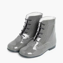 Botas<Pisamonas Botas Pascualas Para Niñas Charol