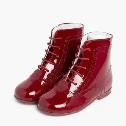 Botas<Pisamonas Botas Pascualas Para Niñas Charol