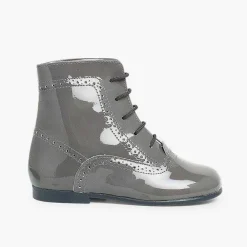 Botas<Pisamonas Botas Pascualas Para Niñas Charol
