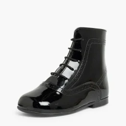 Botas<Pisamonas Botas Pascualas Para Niñas Charol