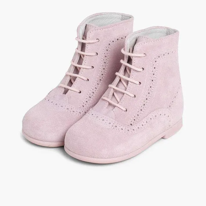 Botas<Pisamonas Botas Pascualas Para Niñas Serraje