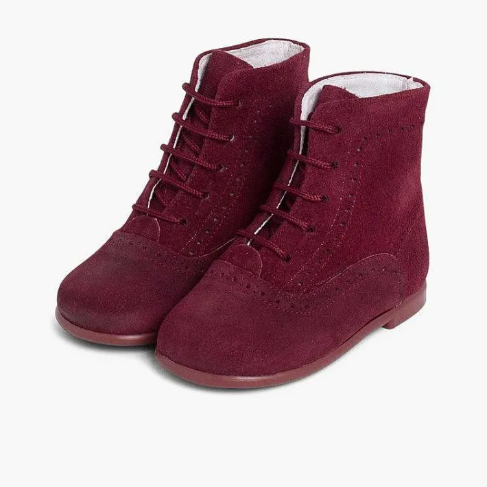 Botas<Pisamonas Botas Pascualas Para Niñas Serraje