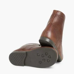 Botas<Pisamonas Botas Pascualas Para Niñas Piel