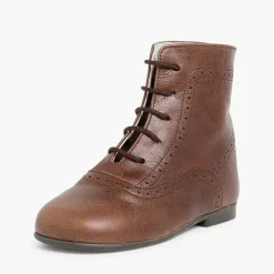 Botas<Pisamonas Botas Pascualas Para Niñas Piel