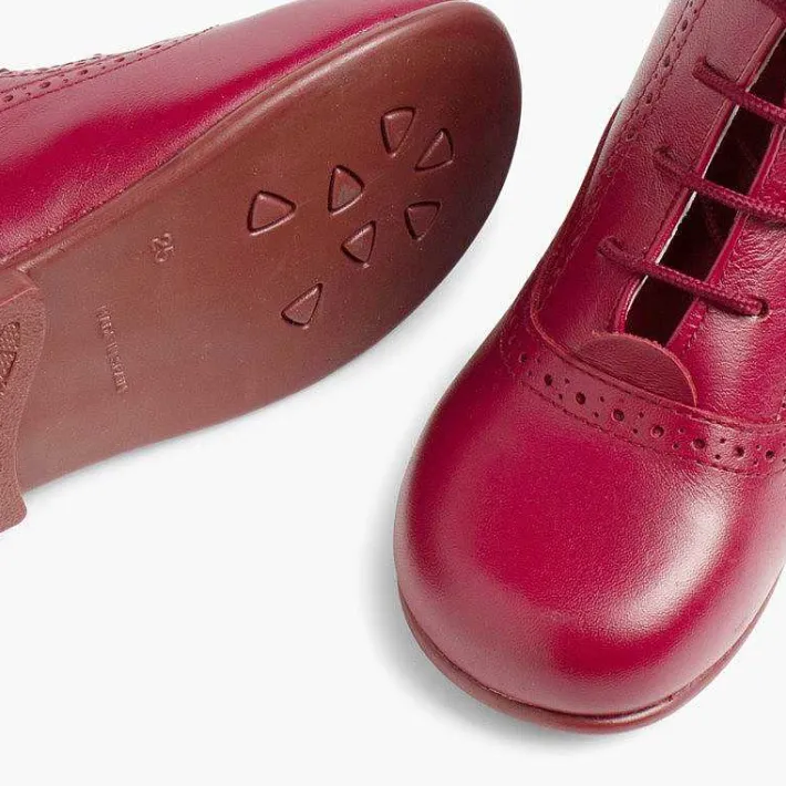 Botas<Pisamonas Botas Pascualas Para Niñas Piel