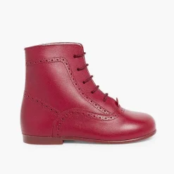 Botas<Pisamonas Botas Pascualas Para Niñas Piel